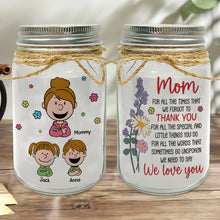 Load image into Gallery viewer, Personalized Mason Jar Light for Mom - Heartfelt Gift Drink Jar PopCulturePrints

