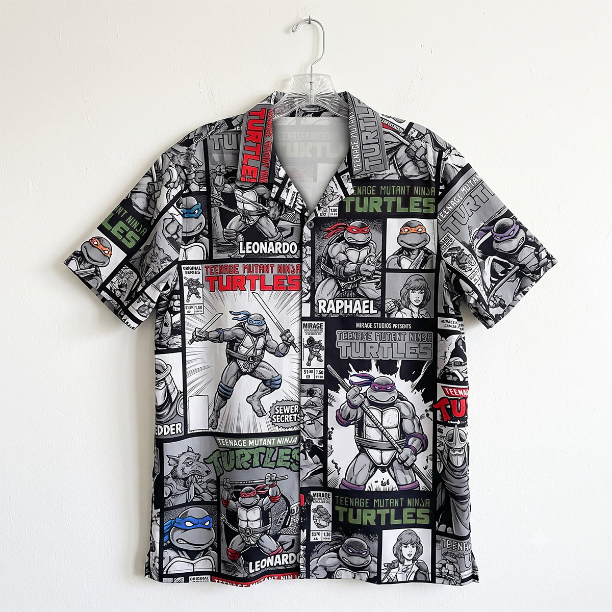"Cowabunga! Embrace Your Inner Ninja - Customized Sewer Story Hawaiian Shirt" Hawaiian Shirts PopCulturePrints
