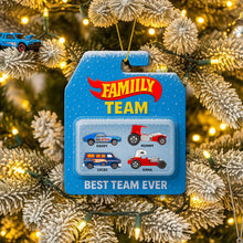 Load image into Gallery viewer, Best Team Ever - Personalized Family Racing Team Ornament for Christmas Ornament PopCulturePrints
