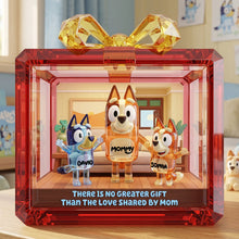 Load image into Gallery viewer, There Is No Greater Gift Than The Love Shared By Mom - Personalized Acrylic Plaque for Moms, Grandmas &amp; More Shaped Plaques PopCulturePrints
