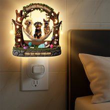Load image into Gallery viewer, Good Night Human Servant - Furry Overlord Night Light - Personalized Gifts for Dog Lovers Night Lights PopCulturePrints
