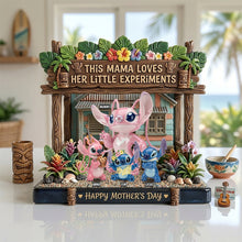 Load image into Gallery viewer, This Mama Loves Her Little Experiments - Personalized Acrylic Plaque for Mom, Grandma, and More Shaped Plaques PopCulturePrints
