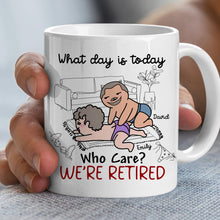 Load image into Gallery viewer, Personalized Retired Couples Coffee Mug Coffee Mug PopCulturePrints
