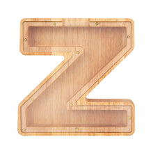 Load image into Gallery viewer, Personalized Wooden Letter Piggy Bank for Kids - Unique Gift Idea Wood Sign PopCulturePrints
