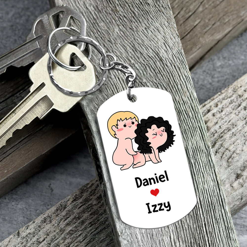 Personalized Couple Keychain - Drive Safe Keychains PopCulturePrints