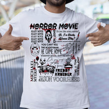 Load image into Gallery viewer, Horror Movie Themed Sweatshirt - Personalized
