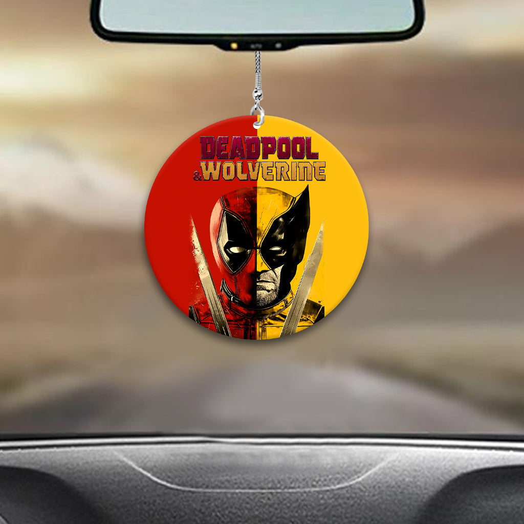 Personalized Deadpool & Wolverine Let's F**king Go Car Ornament