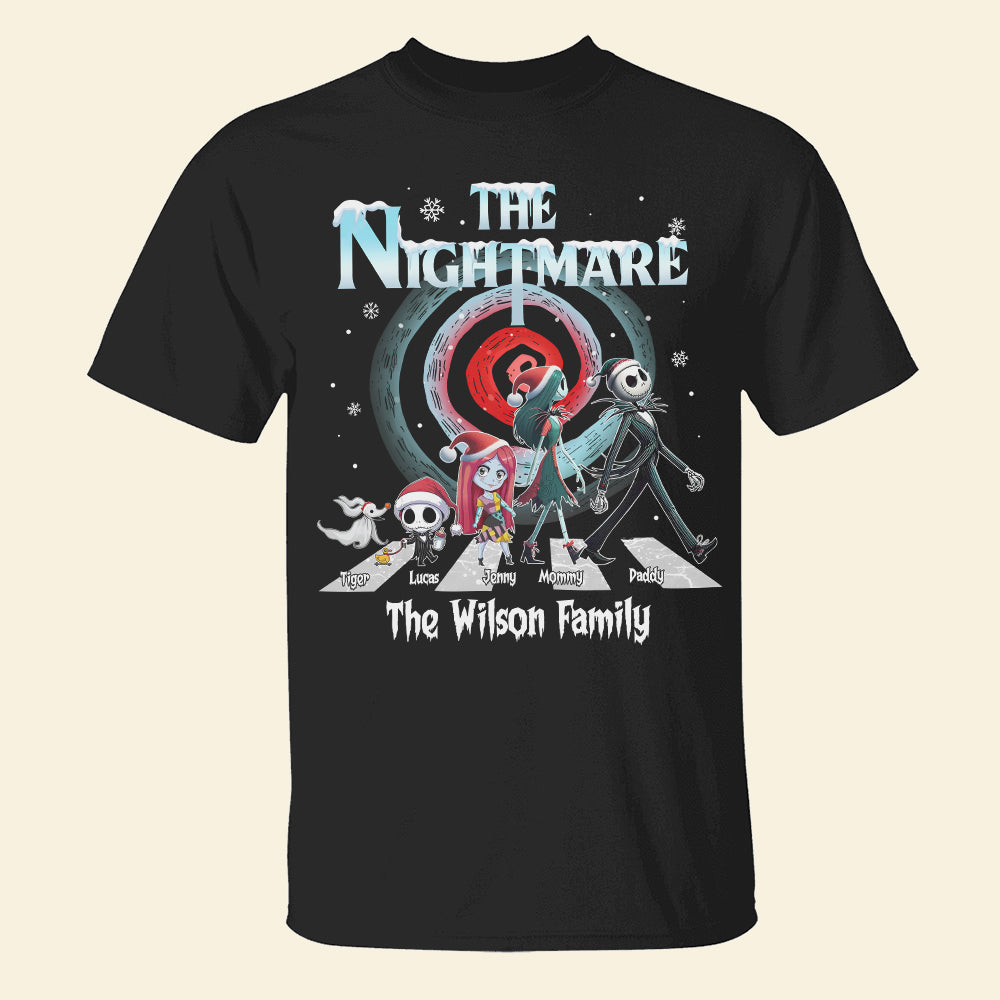 Personalized Nightmare Family Christmas Hoodie