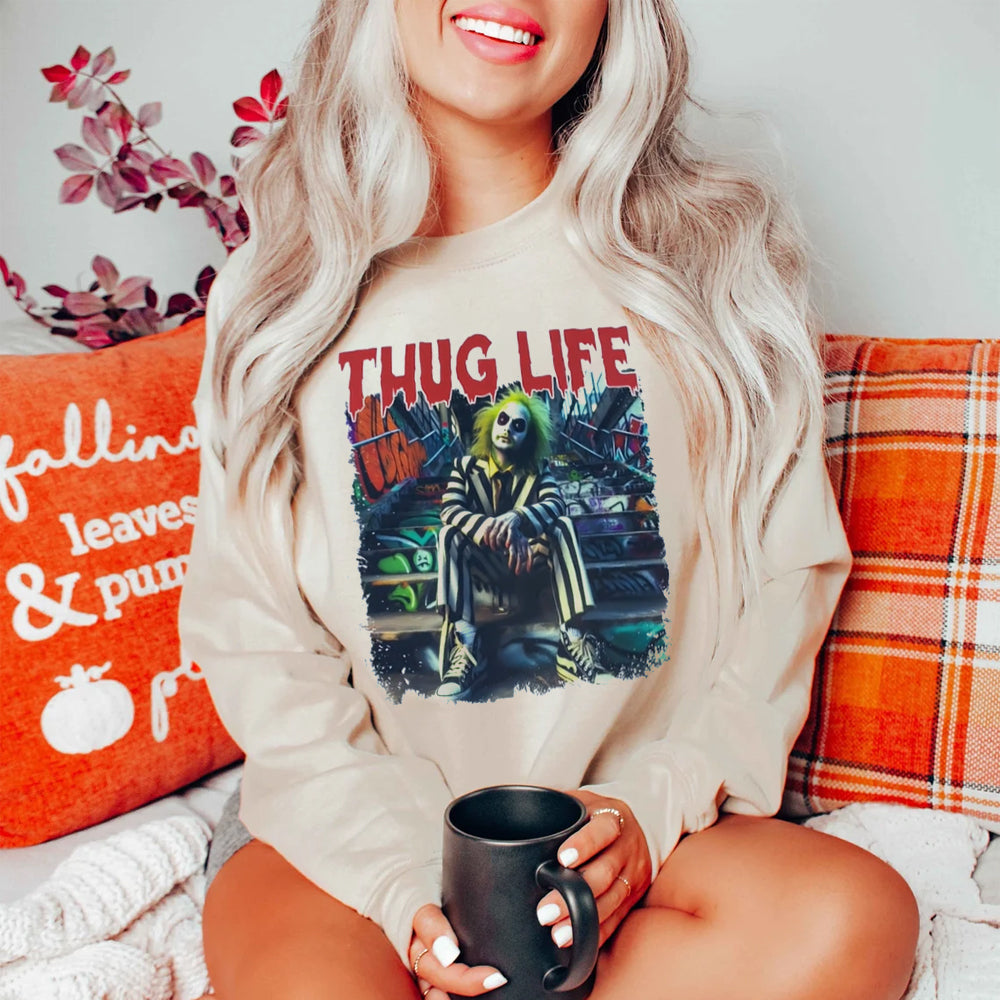 Thug Life Horror Movie Tribute Halloween Shirt