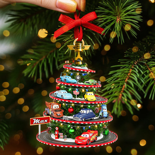 Cute Cars Personalized Christmas Ornament - Perfect Gift for Cartoon Fans Ornament PopCulturePrints