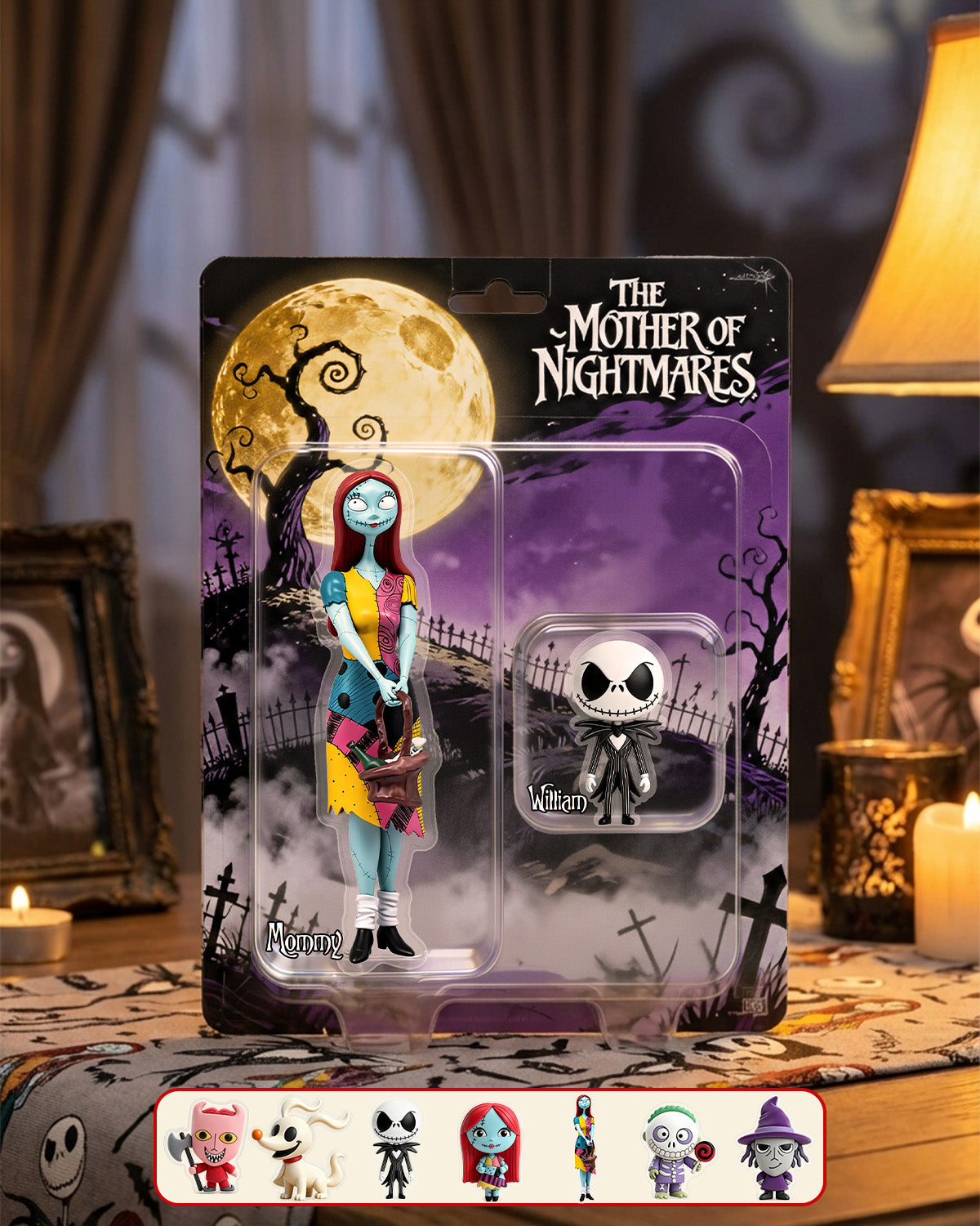 "Embrace the Spookiness!" - Horror Mom And Kids Acrylic Plaque - Personalized Mother's Day Gifts for Moms & Grandmas Shaped Plaques PopCulturePrints