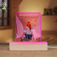 Load image into Gallery viewer, Personalized 'You're The Only DILF' LED Light for Couples Led Night Light PopCulturePrints

