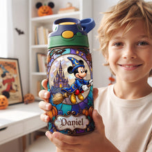 Load image into Gallery viewer, "Magic and Wonder Await!" - Special 12oz Colorful Kid Tumbler, Personalized Gift for Kids Tumbler Cup PopCulturePrints
