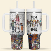 Load image into Gallery viewer, Personalized Best Mom Ever Anime Tumbler - Custom Mother&#39;s Day Gift Tumbler Cup PopCulturePrints
