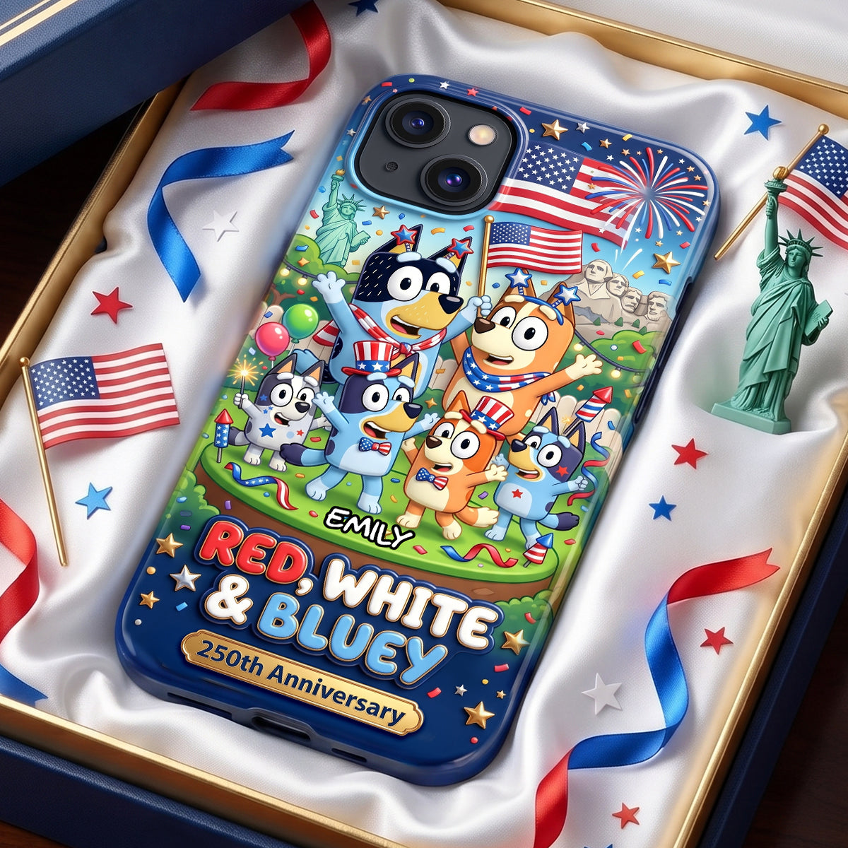 Celebrate with Family Pride - 250th Anniversary Phone Case - Personalized Gifts