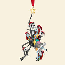 Load image into Gallery viewer, “Celebrate Family in Spooky Style” - Personalized Spooky Playful Family Tree Ornament Ornament PopCulturePrints
