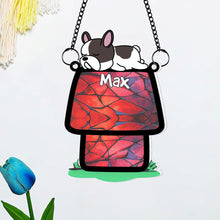 Load image into Gallery viewer, Custom Dog Lover Suncatcher Ornament - Personalized Glass Decor
