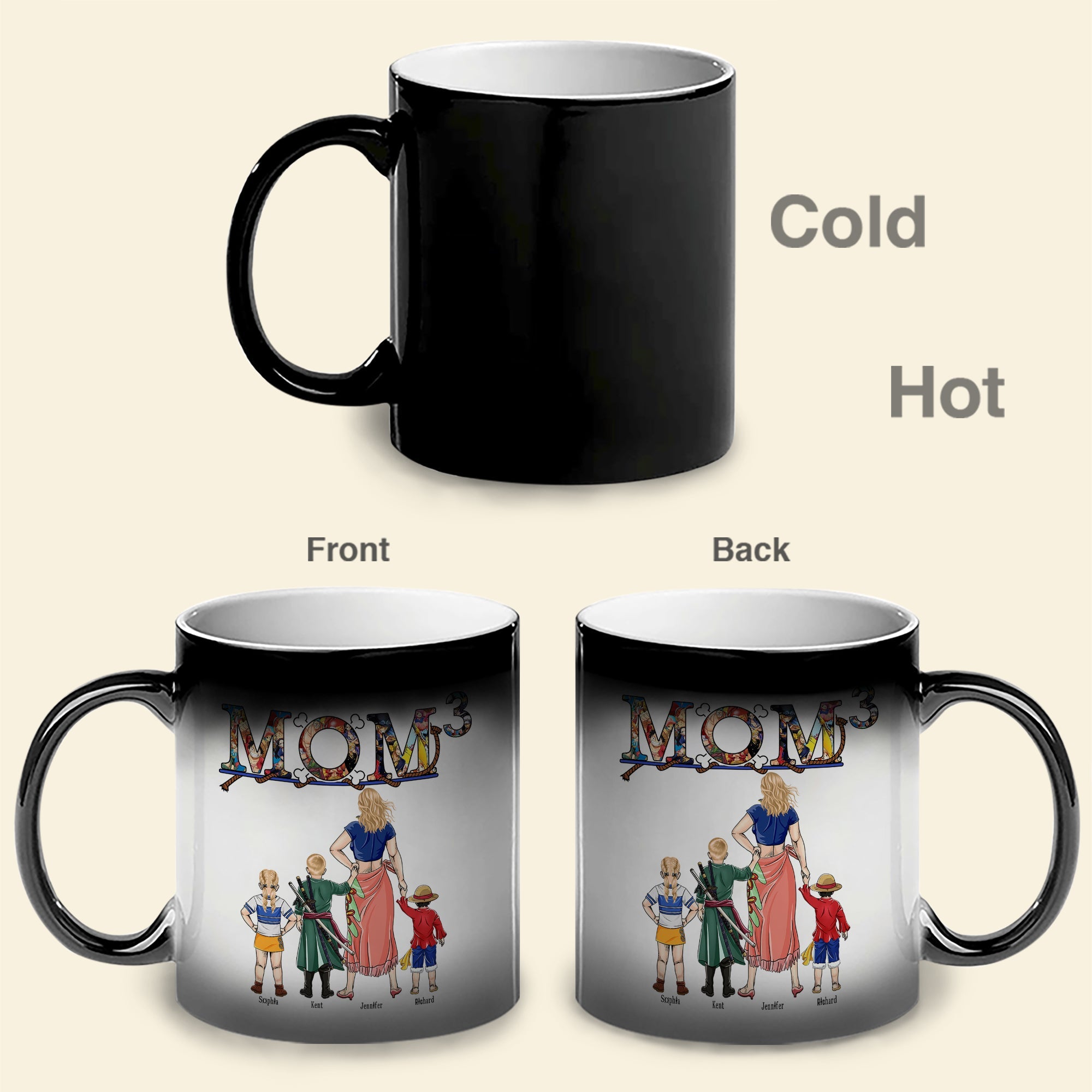 Personalized Magic Mug for Mom - Heartfelt Mother's Day Gift Coffee Mug PopCulturePrints