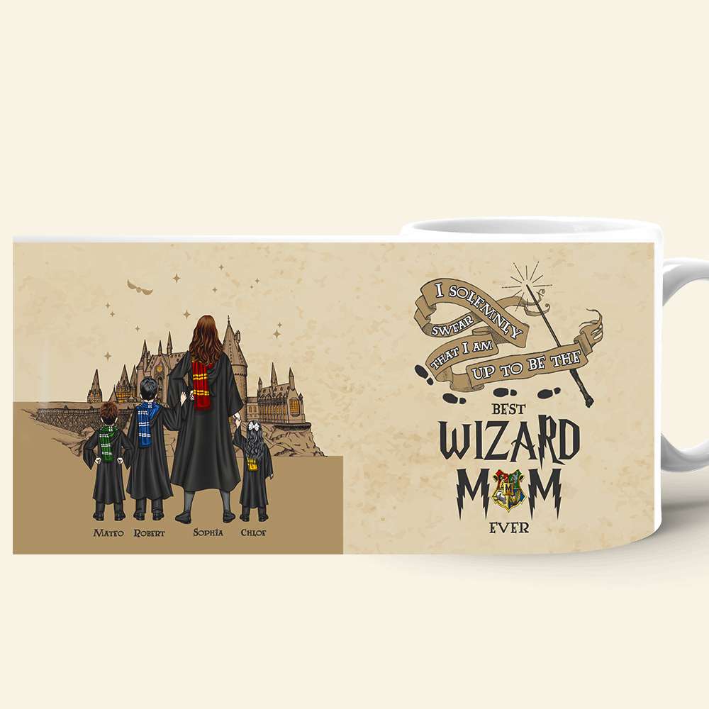 Personalized Wizard Mom Tumbler - Harry Potter Themed Gift