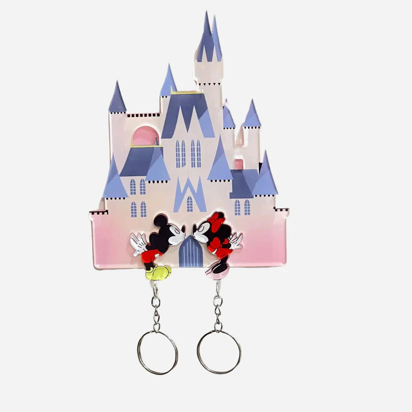 Magical Castle Love: Couple Keychain Holder