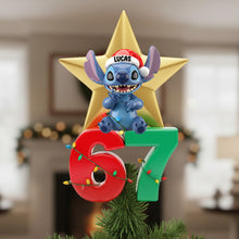 Load image into Gallery viewer, Make Christmas Magical with Our Cute Character Acrylic Tree Topper - Personalized Gift for Kids and Family Ornament PopCulturePrints
