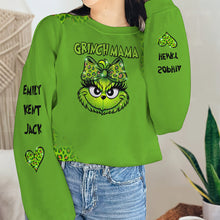 Load image into Gallery viewer, Custom Grinch Mama Christmas 3D Sweatshirt AOP Products PopCulturePrints
