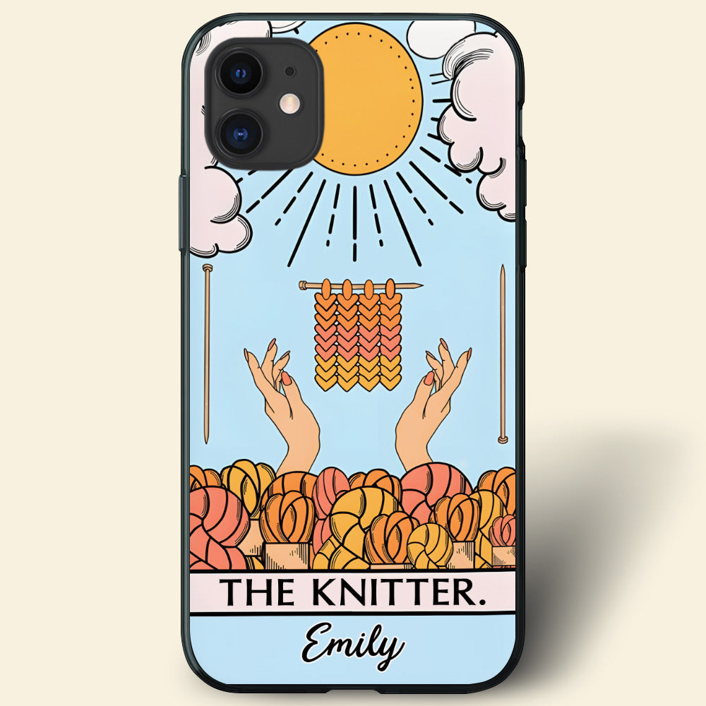 Personalized Knitter Phone Case - Custom Name