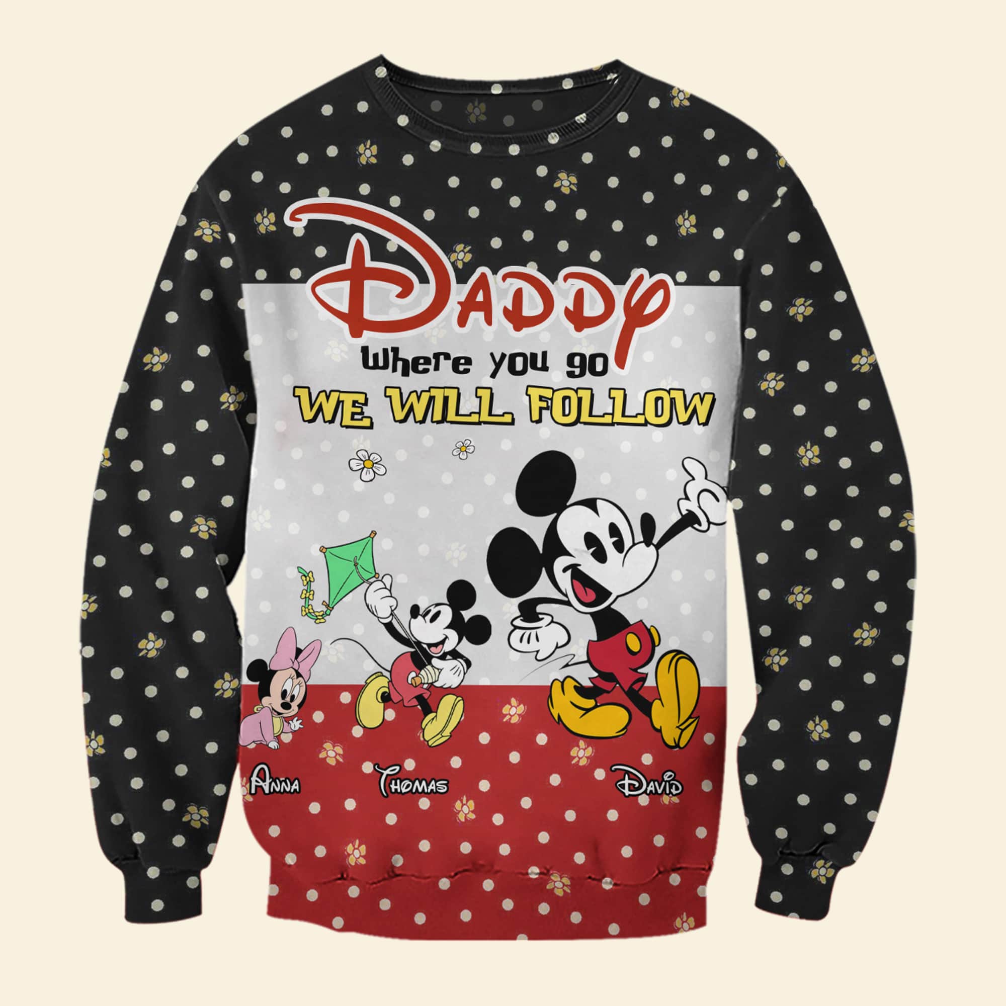 Personalized Father's Day 3D Shirt - Daddy's Path AOP Products PopCulturePrints