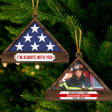 Load image into Gallery viewer, Personalized Firefighter Christmas Memorial Ornament Ornament PopCulturePrints
