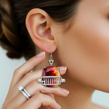 Load image into Gallery viewer, &quot;Bring Adventure to Life – Off-Road Souls Earrings - Personalized Gift for Off-Road Girls&quot; Earrings PopCulturePrints
