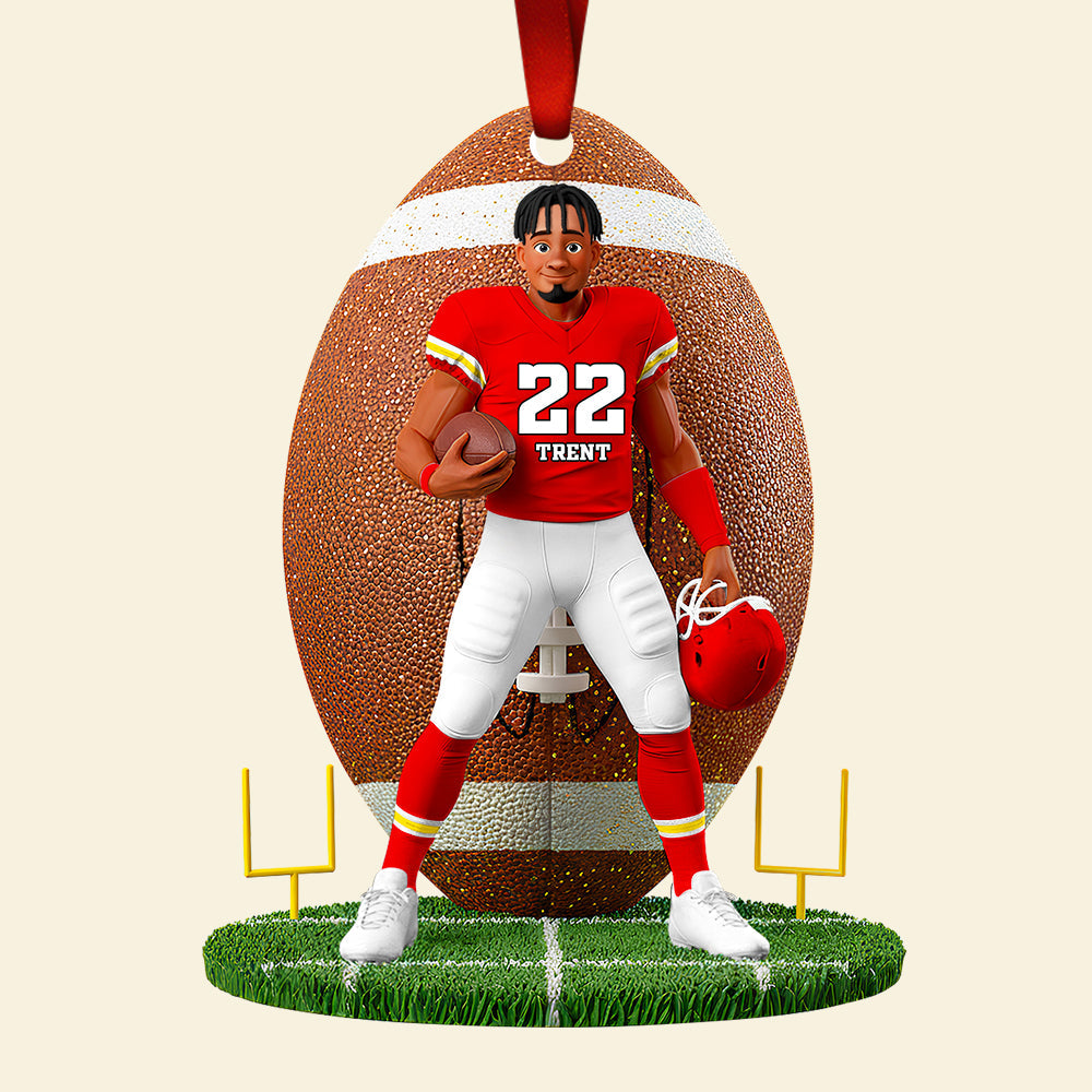 “Score Big This Christmas!” - Personalized Christmas Ornament for True Fans Ornament PopCulturePrints