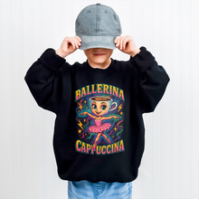 Load image into Gallery viewer, &quot;Dance into Your Dreams with Our Ballerina Cappuccina Shirt&quot; - Customizable Gift for Kids Shirts PopCulturePrints
