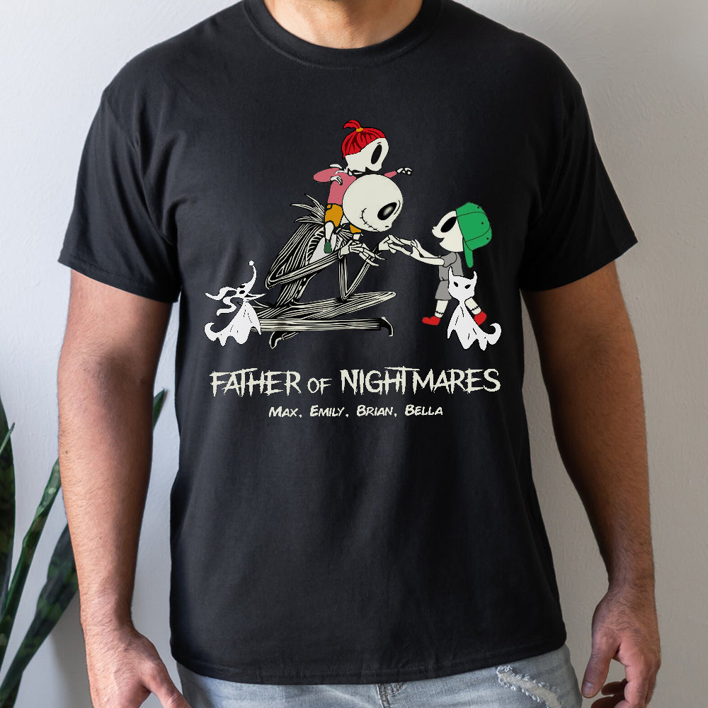 Personalized Father of Nightmares T-Shirt for Dad