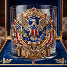 Load image into Gallery viewer, Celebrate 250 Years of Pride with Customization - Round Glass for Personal Anniversaries
