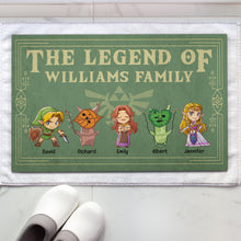 Load image into Gallery viewer, Legend Family Personalized Doormat - Game Lovers Gift Doormat PopCulturePrints
