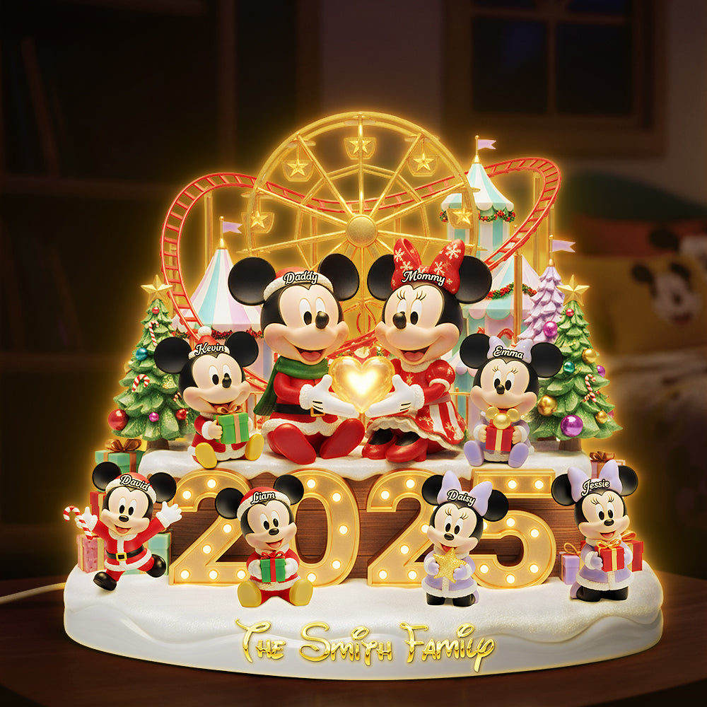 Personalized Family Acrylic Light Box - A Unique Gift for Loved Ones Light Box PopCulturePrints