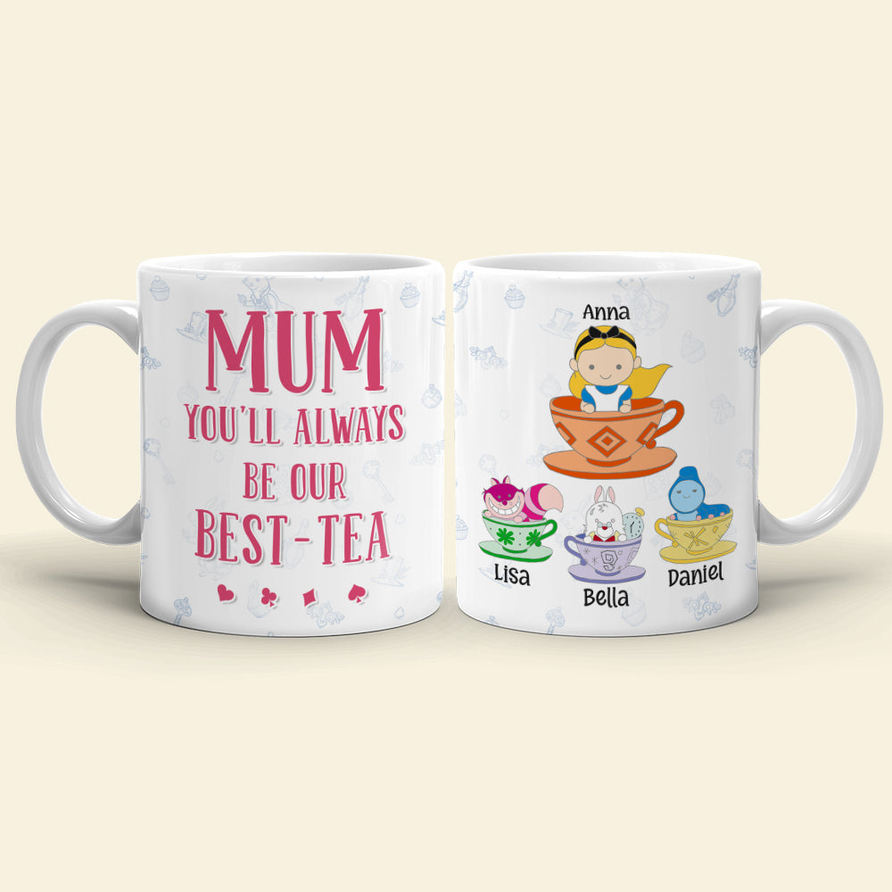 Personalized 'Best Tea' Mother's Day Mug Coffee Mug PopCulturePrints