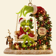 Load image into Gallery viewer, Kissing Couple Christmas Ornament - A Heartfelt Personalized Gift
