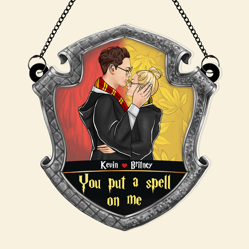 Custom Couple Harry Potter Inspired Plaque - 'You Put A Spell On Me'