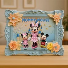 Load image into Gallery viewer, Create Magical Memories: Personalized Mommy Mouse Wood Sign - Unique Gift for Mom, Grandma &amp; Family Wood Sign PopCulturePrints
