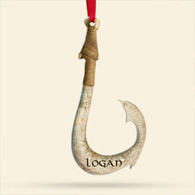 Load image into Gallery viewer, Personalized Ocean Adventure Hook Ornament for Movie Fans Ornament PopCulturePrints
