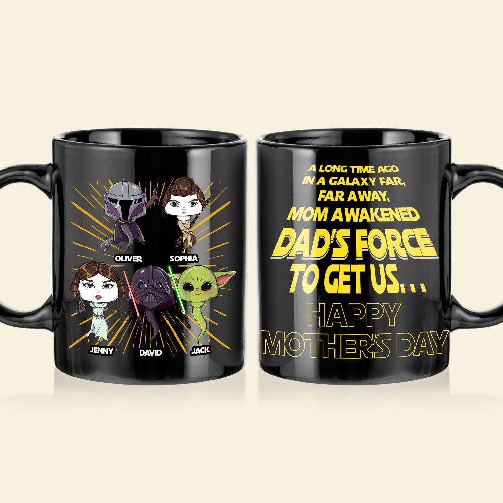 Galaxy Mom Personalized Coffee Mug - Star-Themed Mother's Day Gift Coffee Mug PopCulturePrints