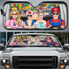 Load image into Gallery viewer, Custom Super Family Windshield Sunshade Doormat PopCulturePrints
