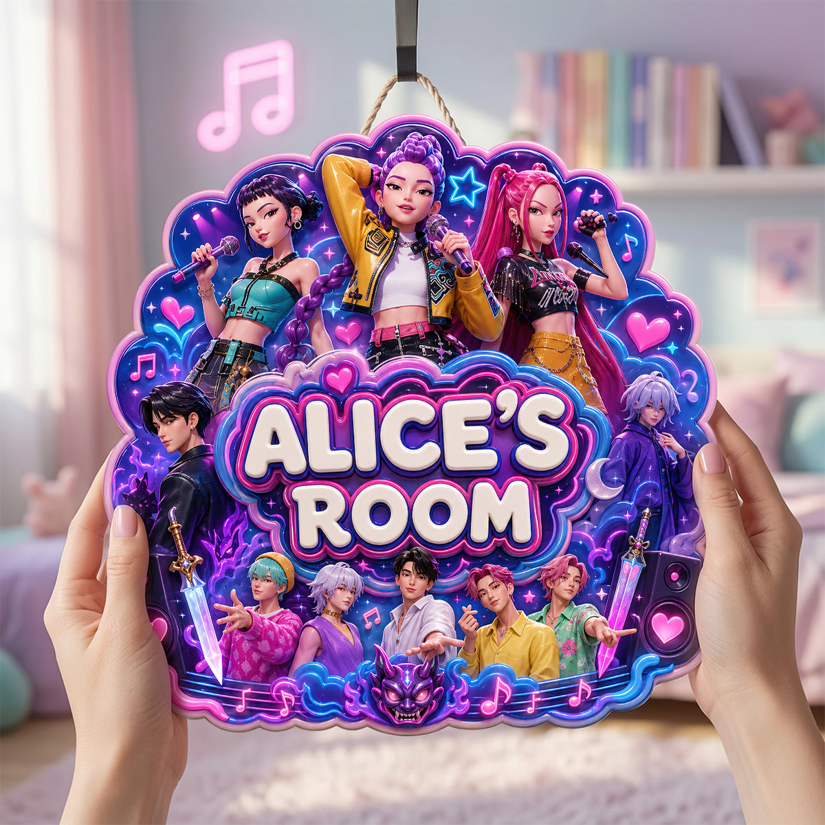 “Transform Your Space with Personalized Magic” - Crystal-style Stage Acrylic Sign - Custom Gift for Friends, Family & Fans Acrylic Sign PopCulturePrints