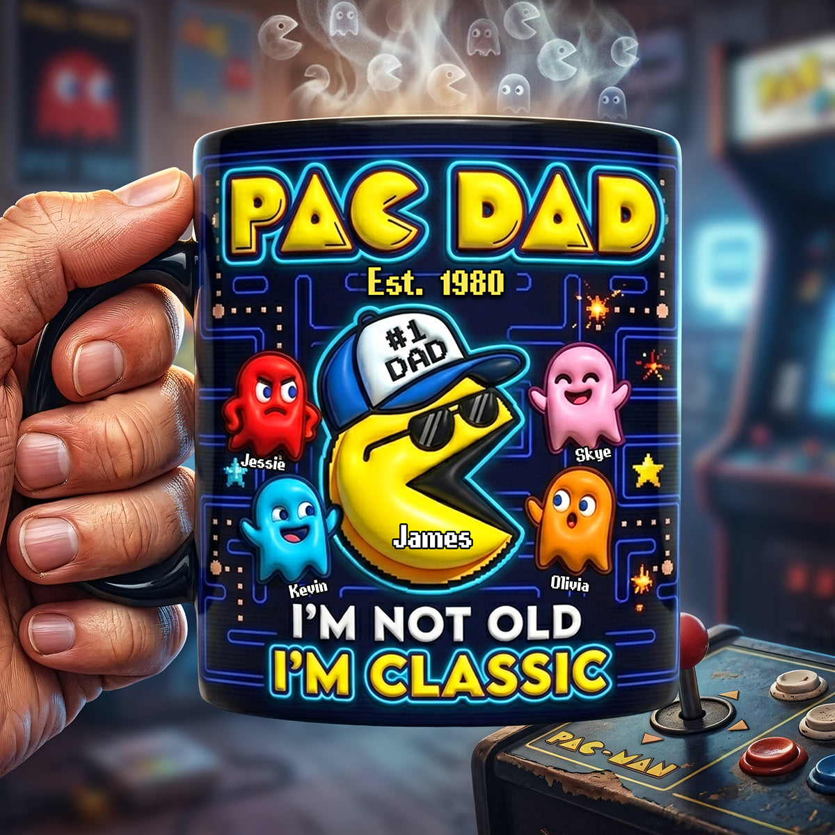 “I’m Not Old, I’m Classic” - Classic Game Magic Coffee Mug - Personalized Gift for Dad Coffee Mug PopCulturePrints