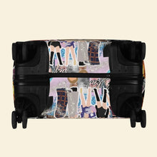 Load image into Gallery viewer, Personalized Pop Culture Fan Luggage Cover - Customizable Name
