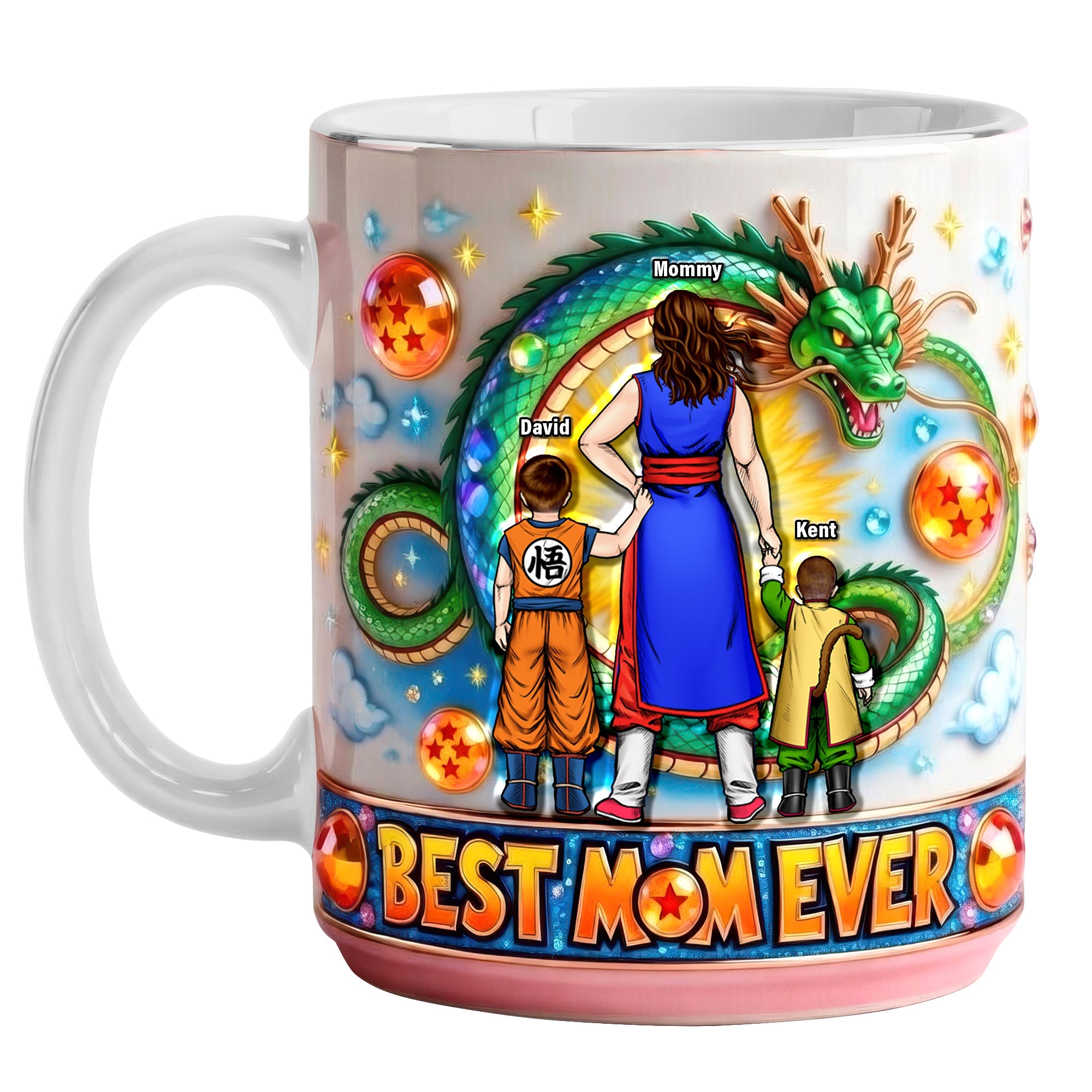 "Best Mom Ever" - Personalized Legend Warrior Mom Coffee Mug - Custom Gifts for Mom, Grandma, and Special Women Coffee Mug PopCulturePrints