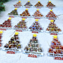 Load image into Gallery viewer, Personalized 2024 Christmas Tree Photo Ornaments Ornament PopCulturePrints

