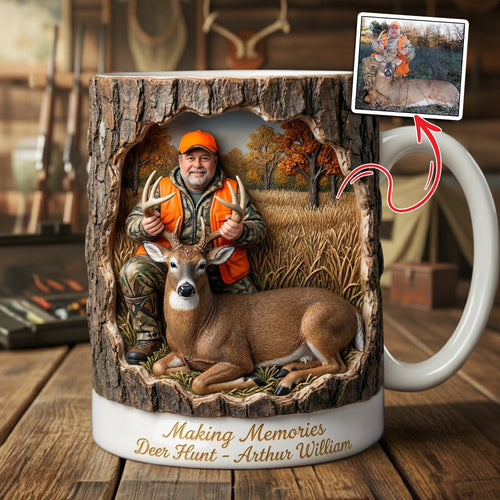 Making Memories: Personalized Hunting Life Coffee Mug - Custom Gift for Hunters Coffee Mug PopCulturePrints