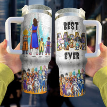 Load image into Gallery viewer, Personalized Anime Inspired Tumbler - Best Mom Ever Gift Tumbler Cup PopCulturePrints
